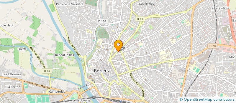 localisation de l'entreprise BIEN ETRE SANTE ENERGY à BEZIERS