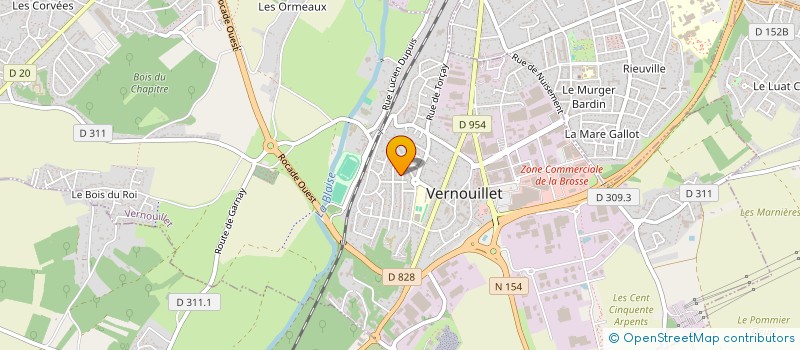 localisation de l'entreprise BIEN ETRE SANTE PAR LE SPORT POUR TOUS à VERNOUILLET