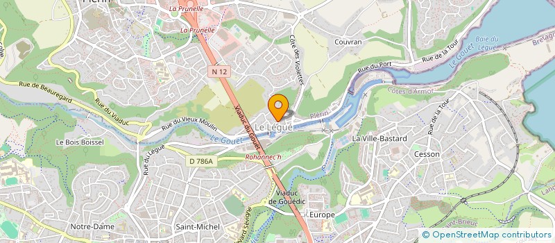 localisation de l'entreprise BIEN ETRE SANTE TONUS à PLERIN