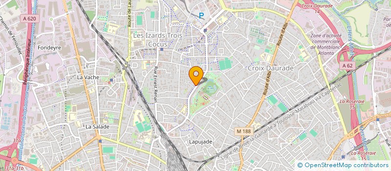 localisation de l'entreprise BIEN-ETRE SHIATSU  TOULOUSE