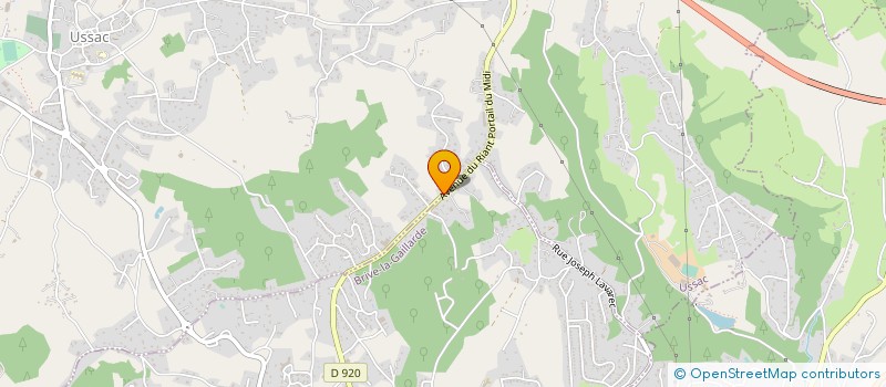 localisation de l'entreprise BIEN-ETRE SOLUTIONS  USSAC