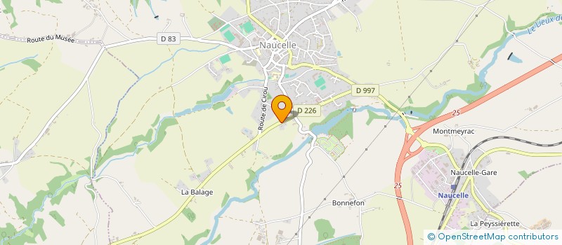 localisation de l'entreprise BIEN-ETRE-SPORT ET ACTIVITES EQUESTRES  NAUCELLE