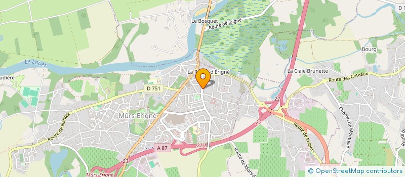 localisation de l'entreprise BIEN-ETRE VITALITE SANTE  MURS-ERIGNE