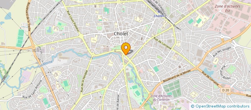 localisation de l'entreprise BIEN FINANCE à CHOLET
