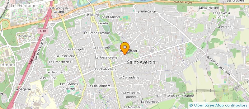 localisation de l'entreprise BIEN GRANDIR 37  SAINT-AVERTIN