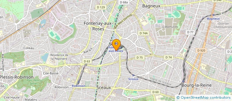 localisation de l'entreprise BIEN GRANDIR ENSEMBLE à FONTENAY-AUX-ROSES
