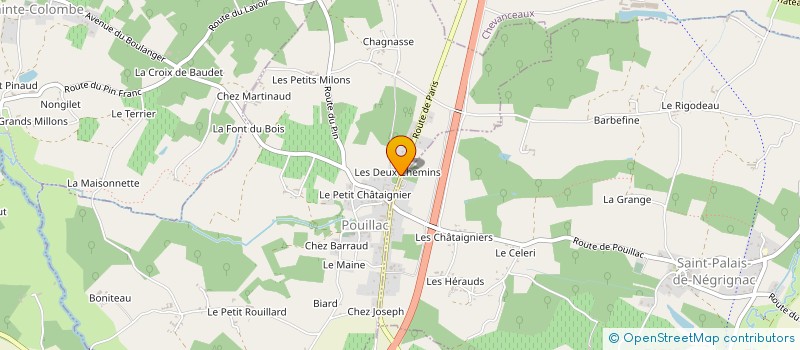 localisation de l'entreprise BIEN GRANDYR  POUILLAC