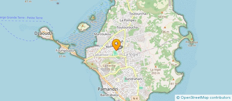 localisation de l'entreprise BIEN IMMOBILIER MAYOTTE à PAMANDZI