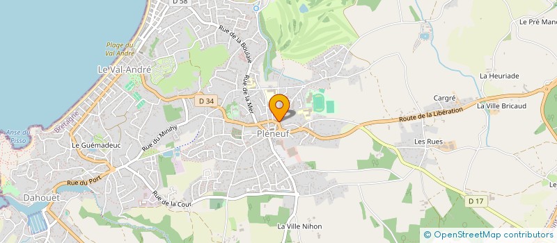 localisation de l'entreprise BIEN LA  PLENEUF-VAL-ANDRE