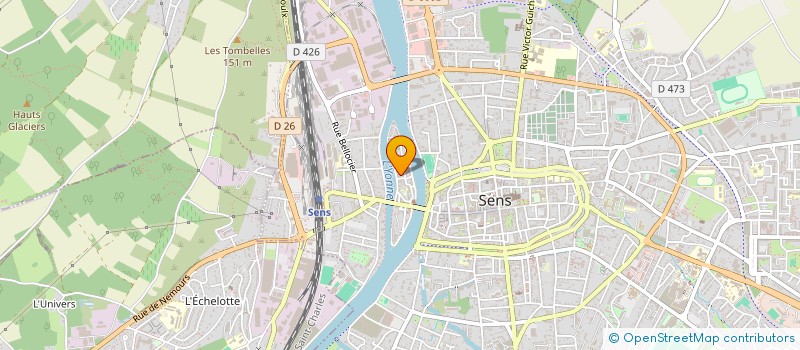 localisation de l'entreprise BIEN LE BONJOUR à SENS