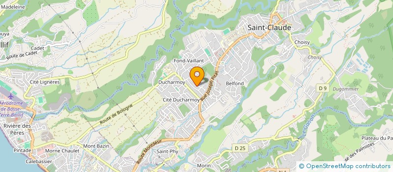 localisation de l'entreprise BIEN NAITRE à SAINT-CLAUDE