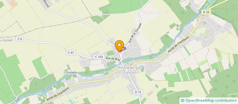 localisation de l'entreprise BIEN NAITRE EN FAMILLE à HUISSEAU-SUR-COSSON