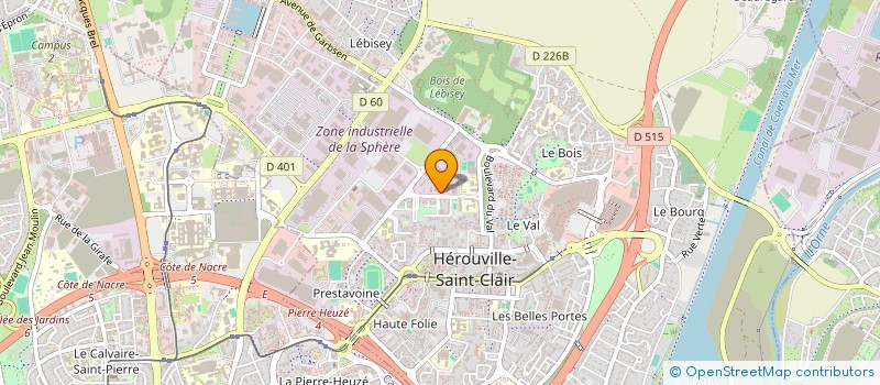 localisation de l'entreprise BIEN NAITRE ET GRANDIR à HEROUVILLE-SAINT-CLAIR