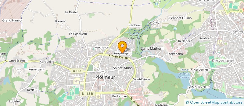 localisation de l'entreprise BIEN NAITRE POUR LA V.I.E. DANS LE BIEN ETRE à PLOEMEUR
