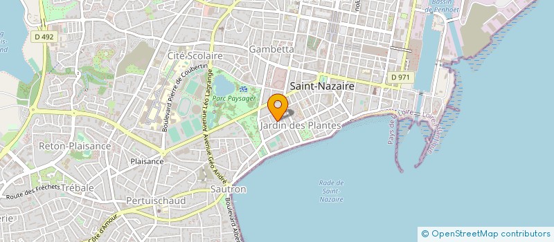 localisation de l'entreprise BIEN OU BIENS  SAINT-NAZAIRE