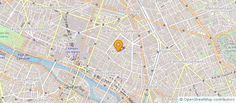 localisation de l'entreprise BIEN QUATRE FILS  PARIS