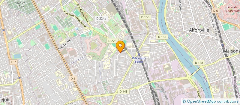 localisation de l'entreprise BIEN REVIVRE à VITRY-SUR-SEINE
