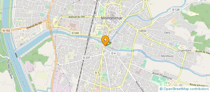 localisation de l'entreprise BIEN S'OCCUPER DE SOI à MONTELIMAR
