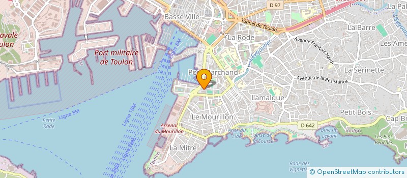 localisation de l'entreprise BIEN SE LOGER  TOULON