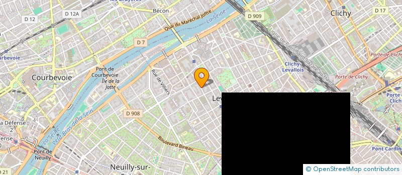 localisation de l'entreprise BIEN SOLIDE à LEVALLOIS-PERRET