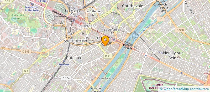 localisation de l'entreprise BIEN SUR QUE OUI  PUTEAUX