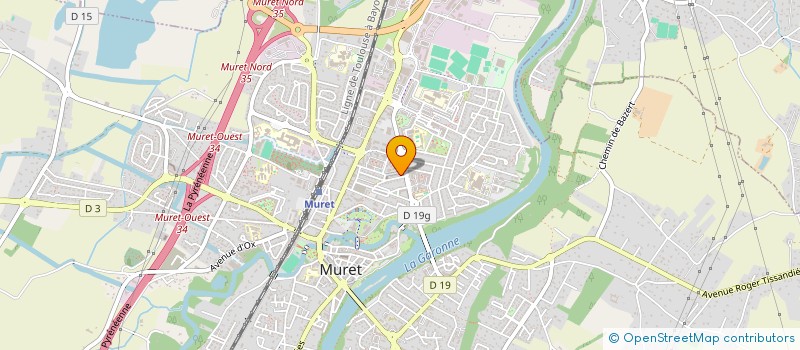 localisation de l'entreprise BIEN SUR SOI ET EN SOI  MURET