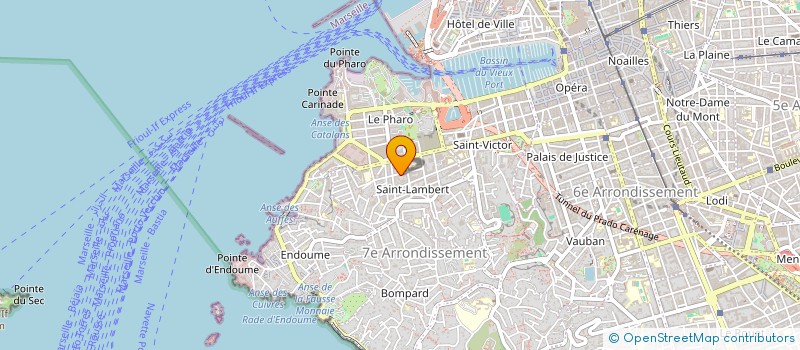 localisation de l'entreprise BIEN UNIQUE  MARSEILLE