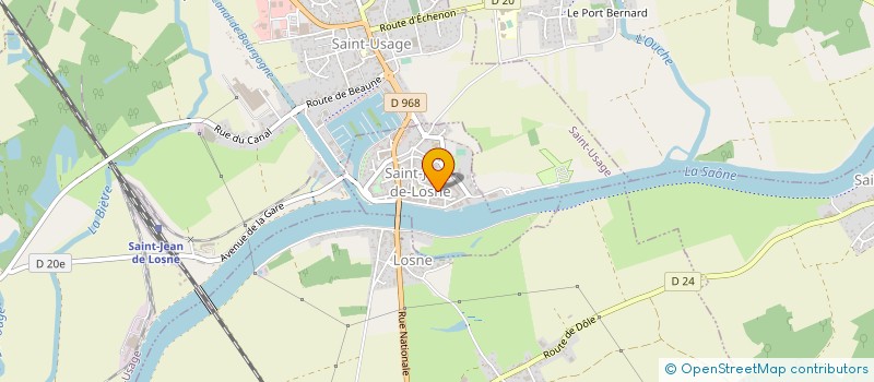 localisation de l'entreprise BIEN VIEILLANCE à SAINT-JEAN-DE-LOSNE