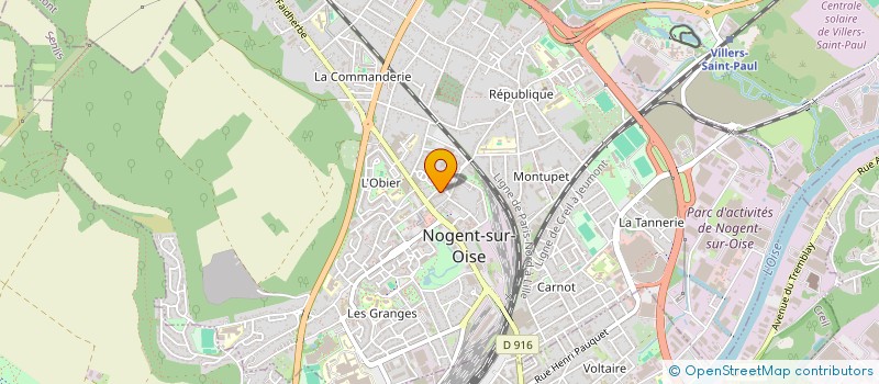 localisation de l'entreprise BIEN VIEILLIR CHEZ SOI A NOGENT-SUR-OISE  NOGENT-SUR-OISE