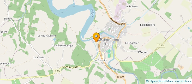localisation de l'entreprise BIEN VIEILLIR DANS L'ORNE à PUTANGES-LE-LAC