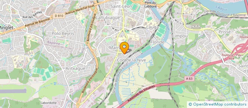 localisation de l'entreprise BIEN VIEILLIR ENSEMBLE 64 à BAYONNE