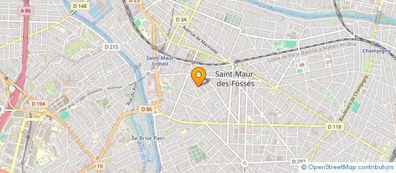 localisation de l'entreprise BIEN VIEILLIR MANDATAIRE  SAINT-MAUR-DES-FOSSES