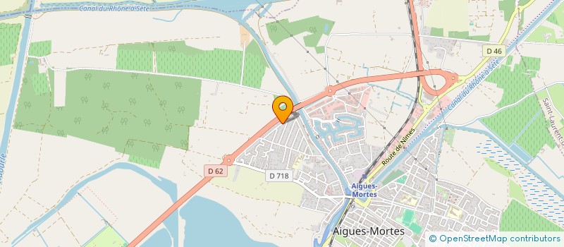 localisation de l'entreprise BIEN VIVRE à AIGUES-MORTES