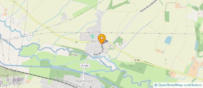 localisation de l'entreprise BIEN VIVRE A BERRY BOUY  BERRY-BOUY