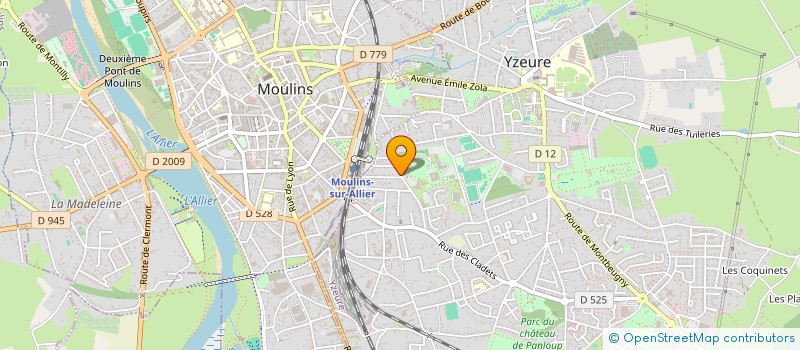 localisation de l'entreprise BIEN VIVRE A DOMICILE à YZEURE