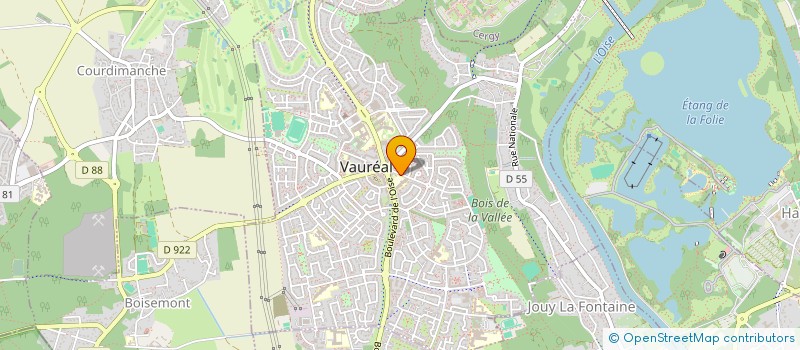 localisation de l'entreprise BIEN VIVRE A L'ECOLE à VAUREAL