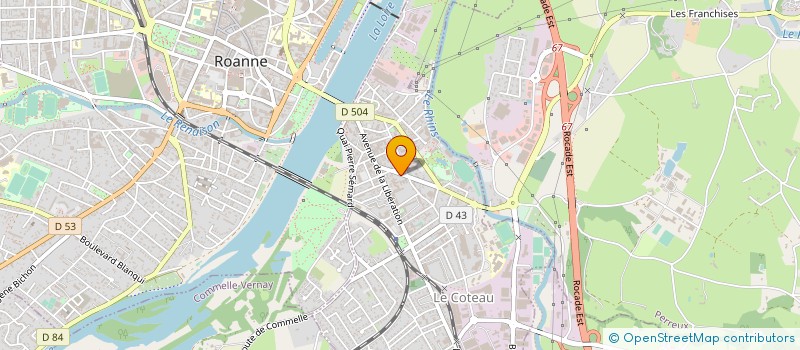 localisation de l'entreprise BIEN VIVRE A LA PROVIDENCE  LE COTEAU