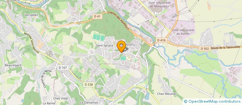 localisation de l'entreprise BIEN VIVRE A MALISSOL  VIENNE