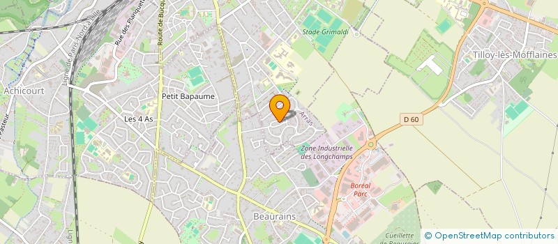 localisation de l'entreprise BIEN VIVRE A PIERRE BOLLE à ARRAS