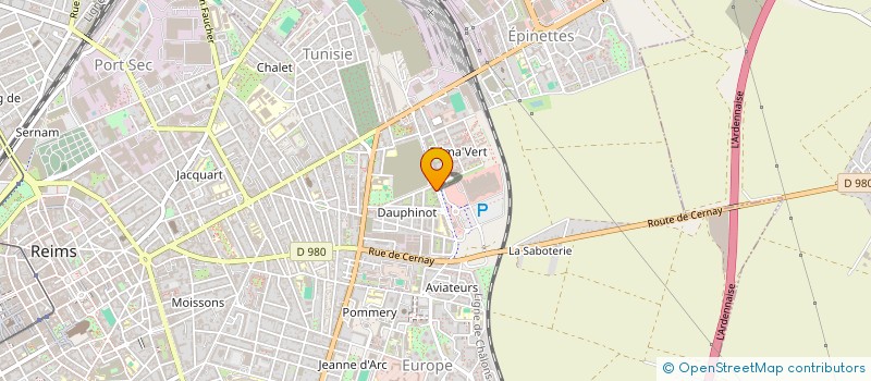 localisation de l'entreprise BIEN VIVRE A REMAVERT  REIMS