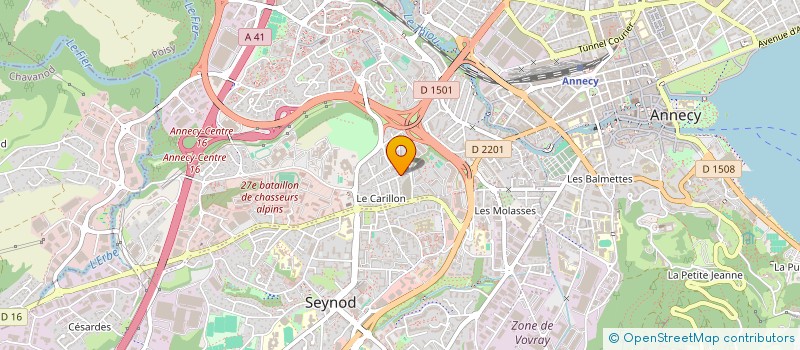 localisation de l'entreprise BIEN VIVRE AU CARILLON BRESSIS ET ENVIRONS à ANNECY