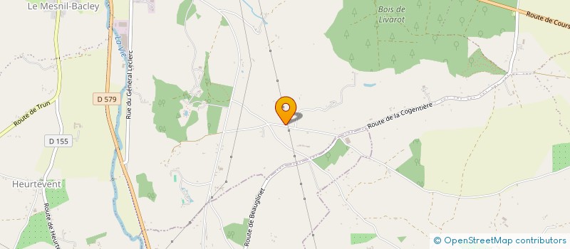 localisation de l'entreprise BIEN VIVRE AVEC MON TROUPEAU  SAINT-PIERRE-EN-AUGE