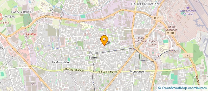 localisation de l'entreprise BIEN VIVRE DANS SON QUARTIER à TOURS