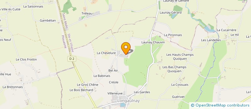 localisation de l'entreprise BIEN VIVRE EN BRETAGNE ROMANTIQUE  QUEBRIAC