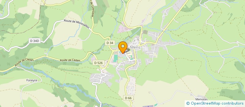localisation de l'entreprise BIEN VIVRE EN TRIEVES à MENS