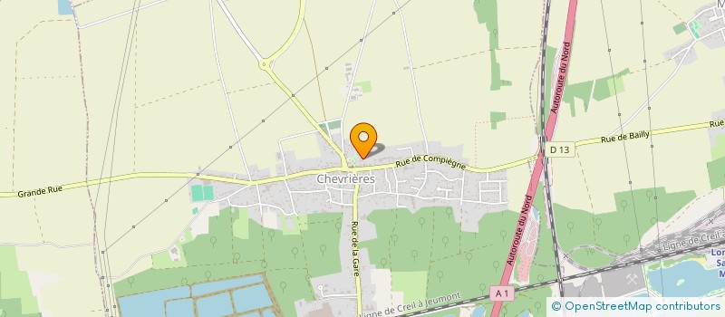 localisation de l'entreprise BIEN VIVRE ENSEMBLE A CHEVRIERES  CHEVRIERES