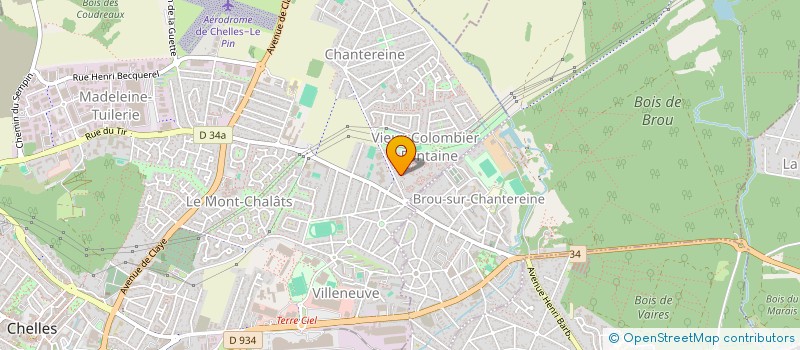 localisation de l'entreprise BIEN VIVRE SERVICES A DOMICILE à CHELLES