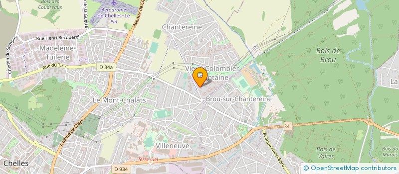 localisation de l'entreprise BIEN VIVRE SERVICES SEINE SAINT DENIS  CHELLES