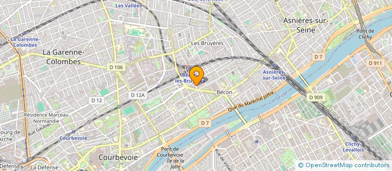 localisation de l'entreprise BIEN VIVRE SON HANDICAP (BVSH) à COURBEVOIE