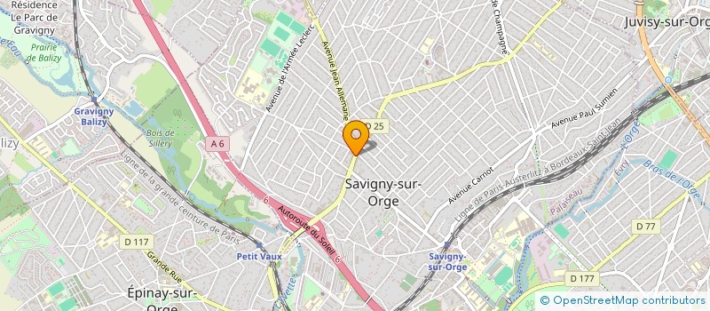 localisation de l'entreprise BIEN VOIR à SAVIGNY-SUR-ORGE
